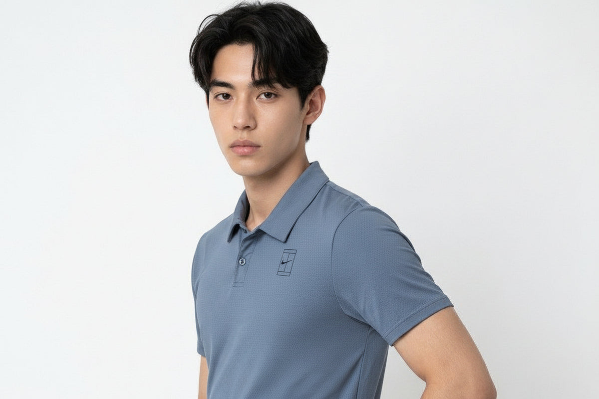 Nike - Court Advantage Polo Men - grey blue