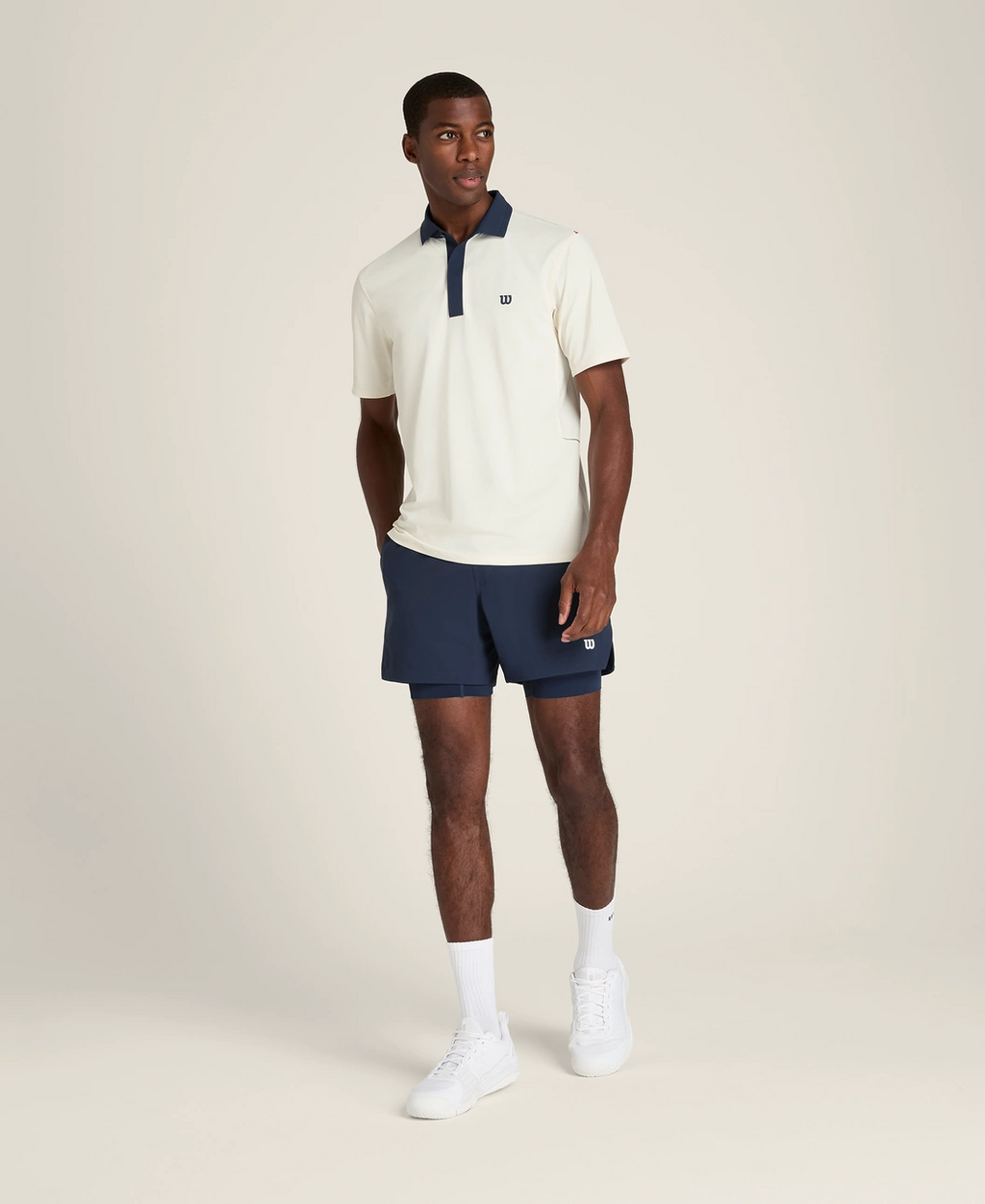 Wilson Challengers Technical Polo -White