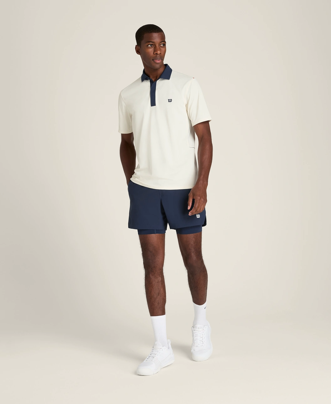 Wilson Challengers Technical Polo -White