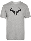 Nike Tennis - Rafa Logo-Print Dri-FIT Cotton-Blend Jersey Tennis T-Shirt - GRAY