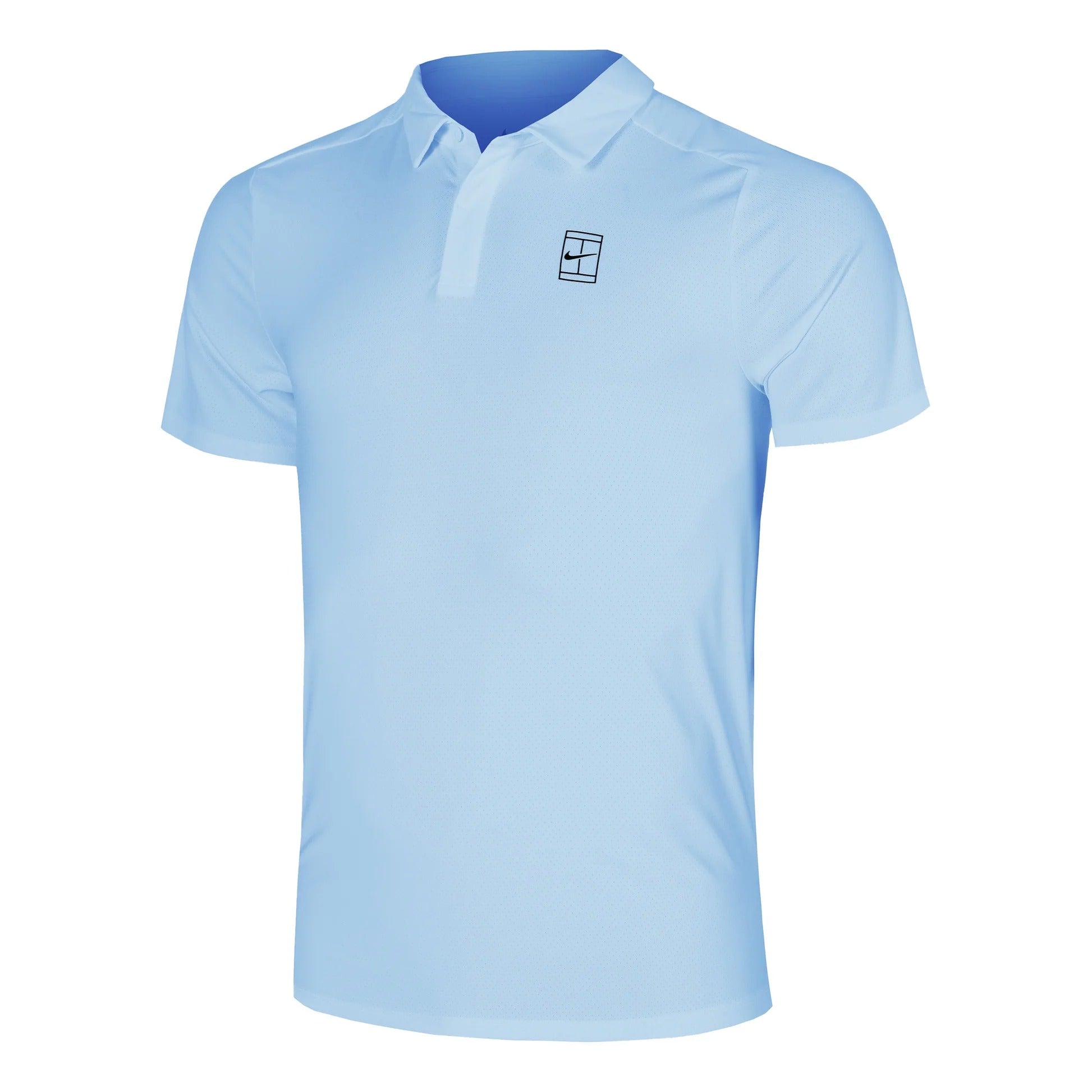 Nike Court Dri-FIT Advantage Polo Men - light blue