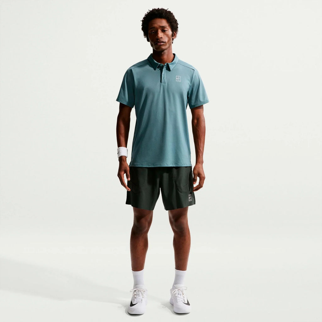 Nike Court Dri-FIT Advantage Polo Men - blue grey