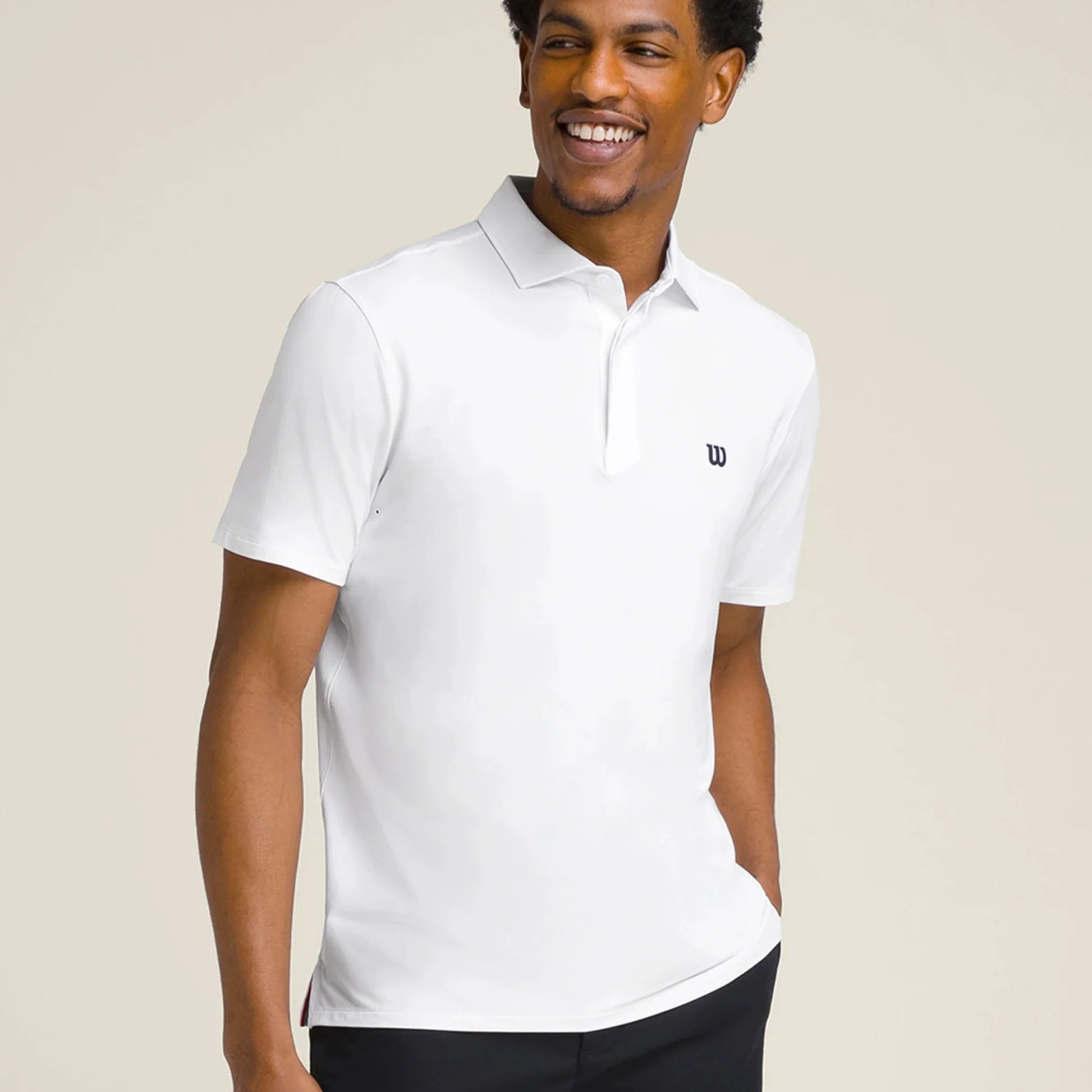 Wilson  League Polo Men - White