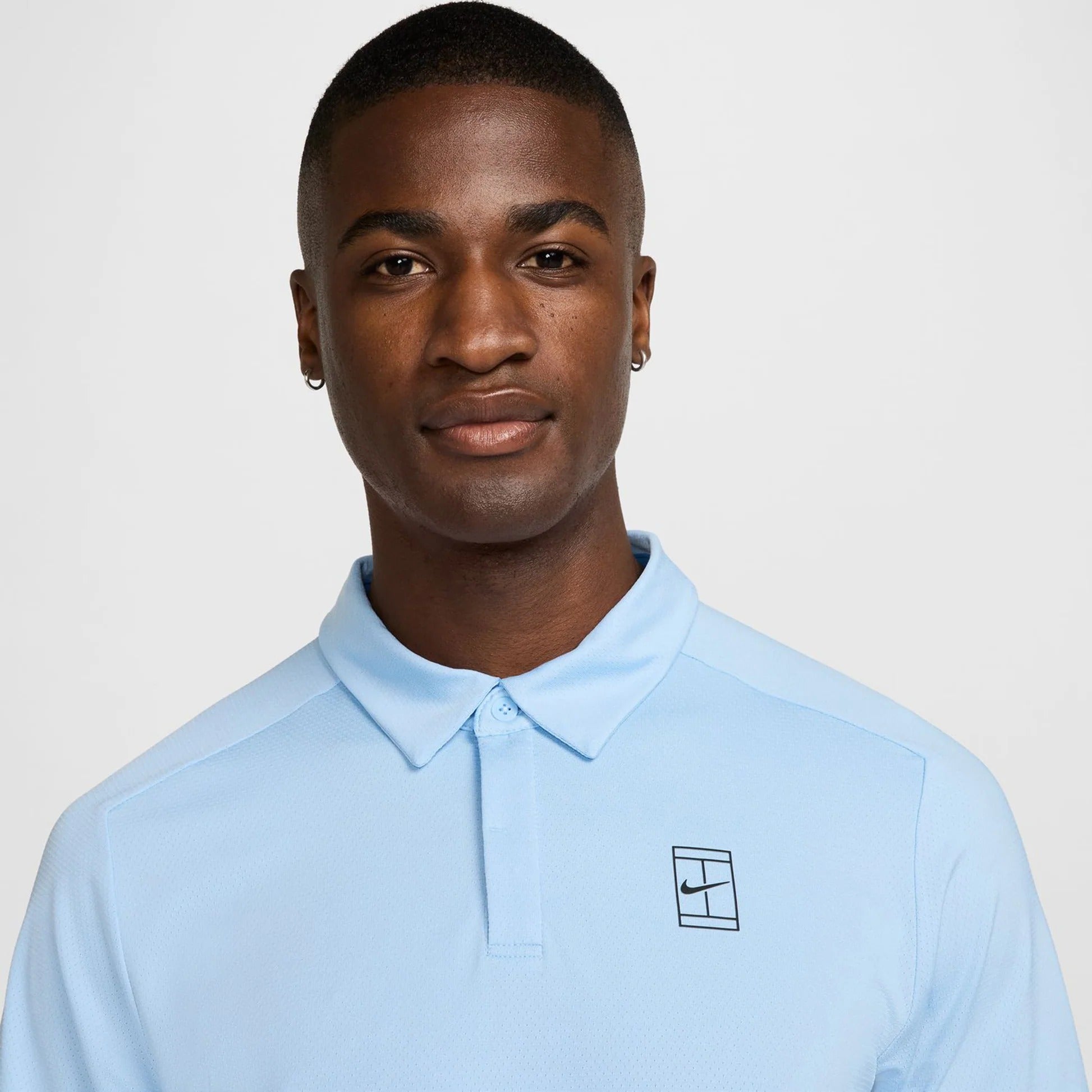 Nike Court Dri-FIT Advantage Polo Men - light blue