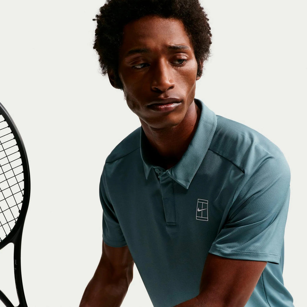 Nike Court Dri-FIT Advantage Polo Men - blue grey