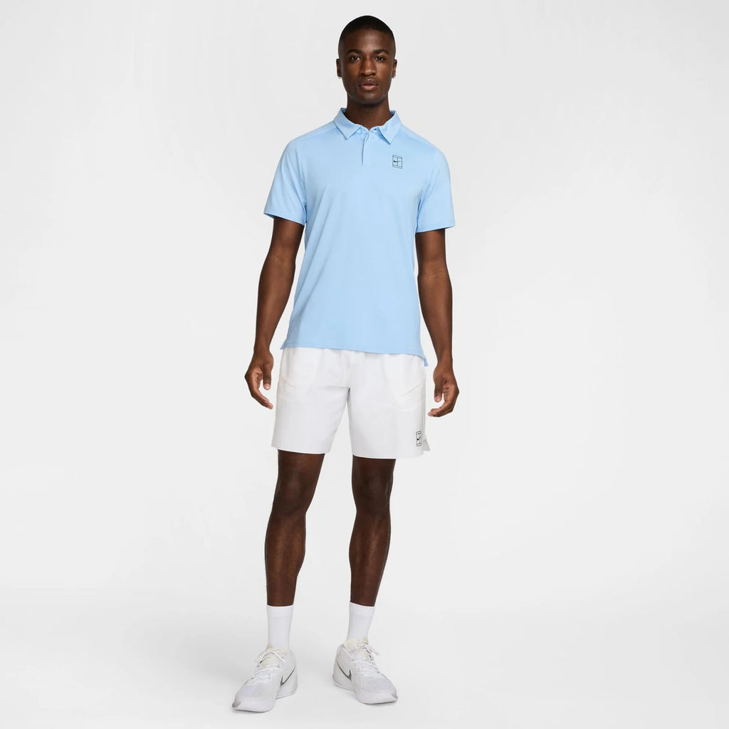 Nike Court Dri-FIT Advantage Polo Men - light blue